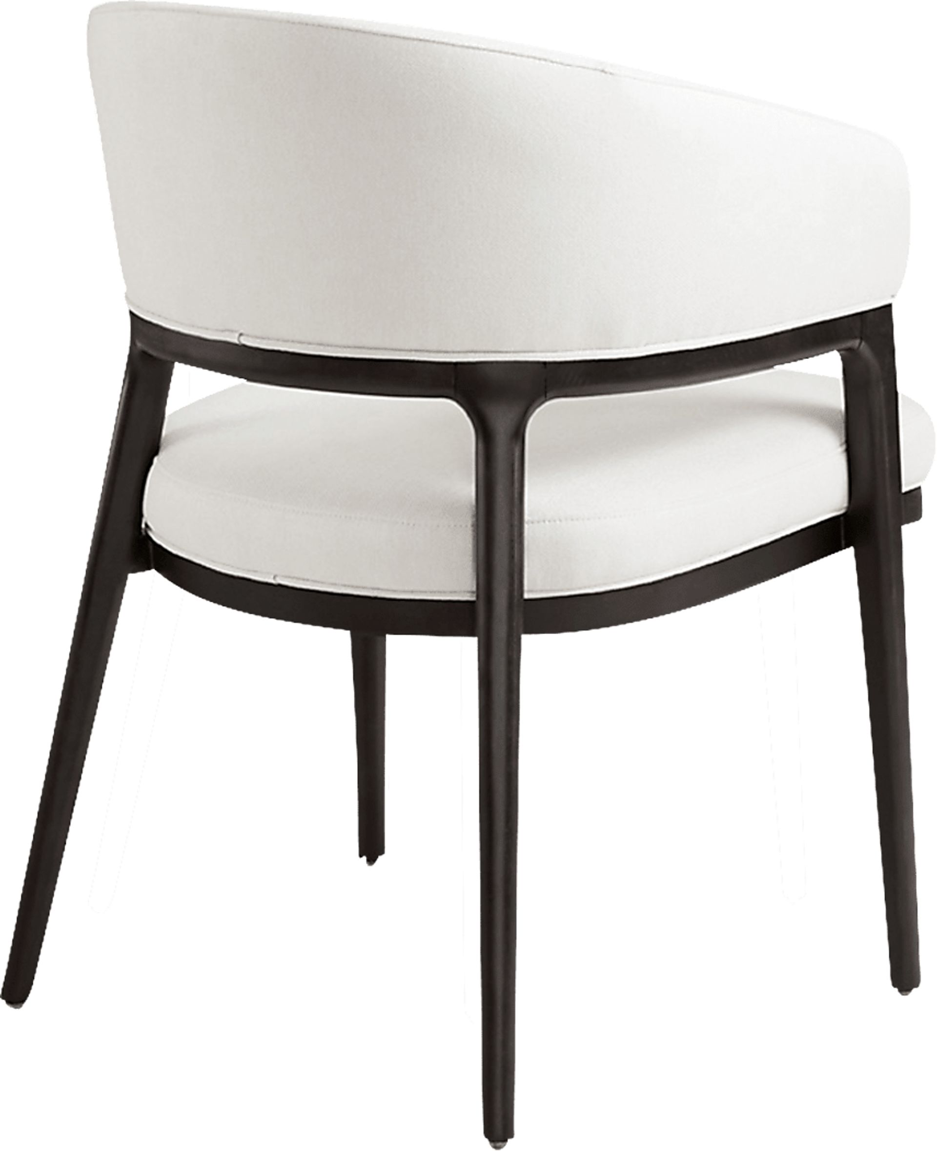 Lelseys White Arm Chair - Image 4