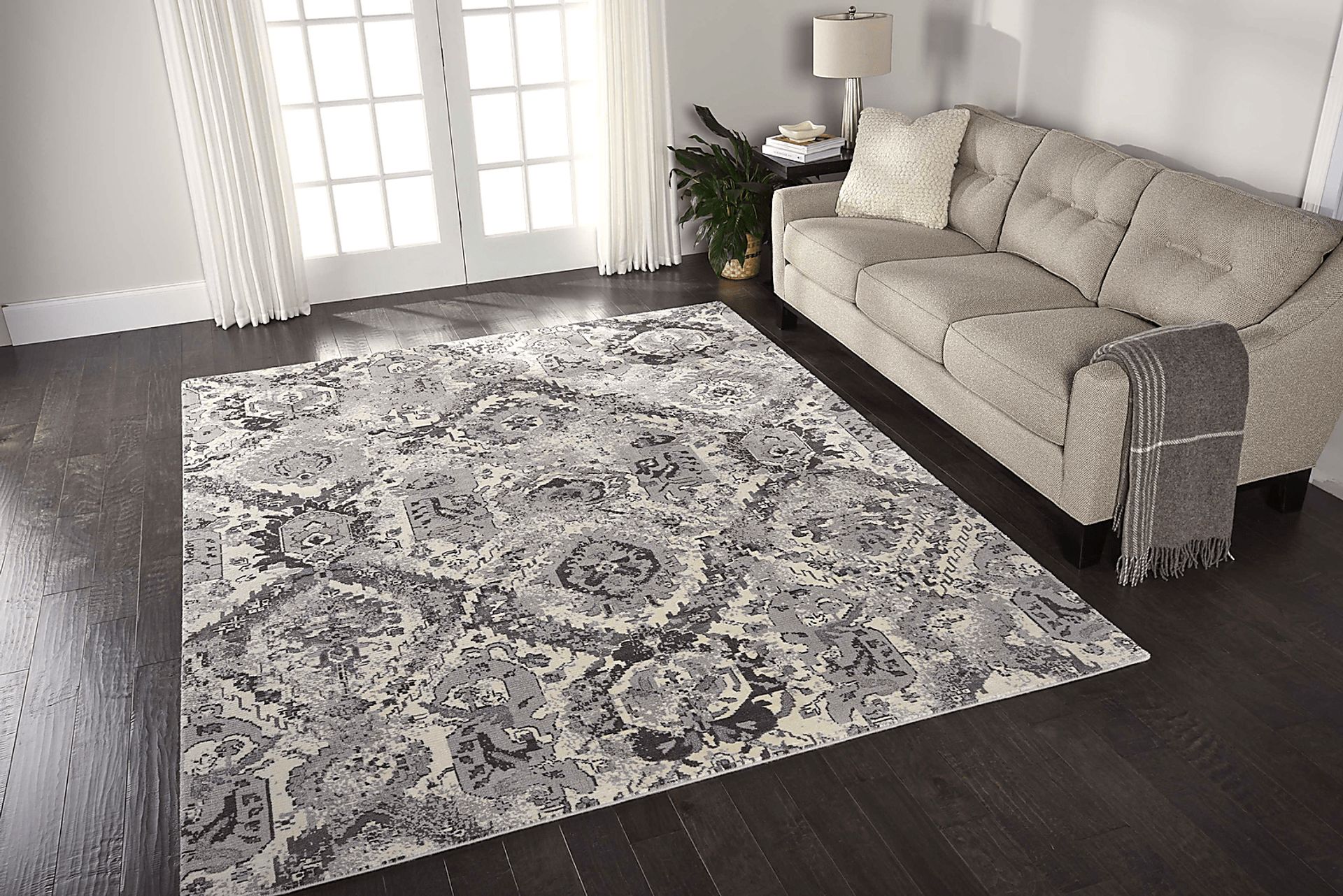 Lembu Gray 7'9 x 9'9 Rug - Image 3