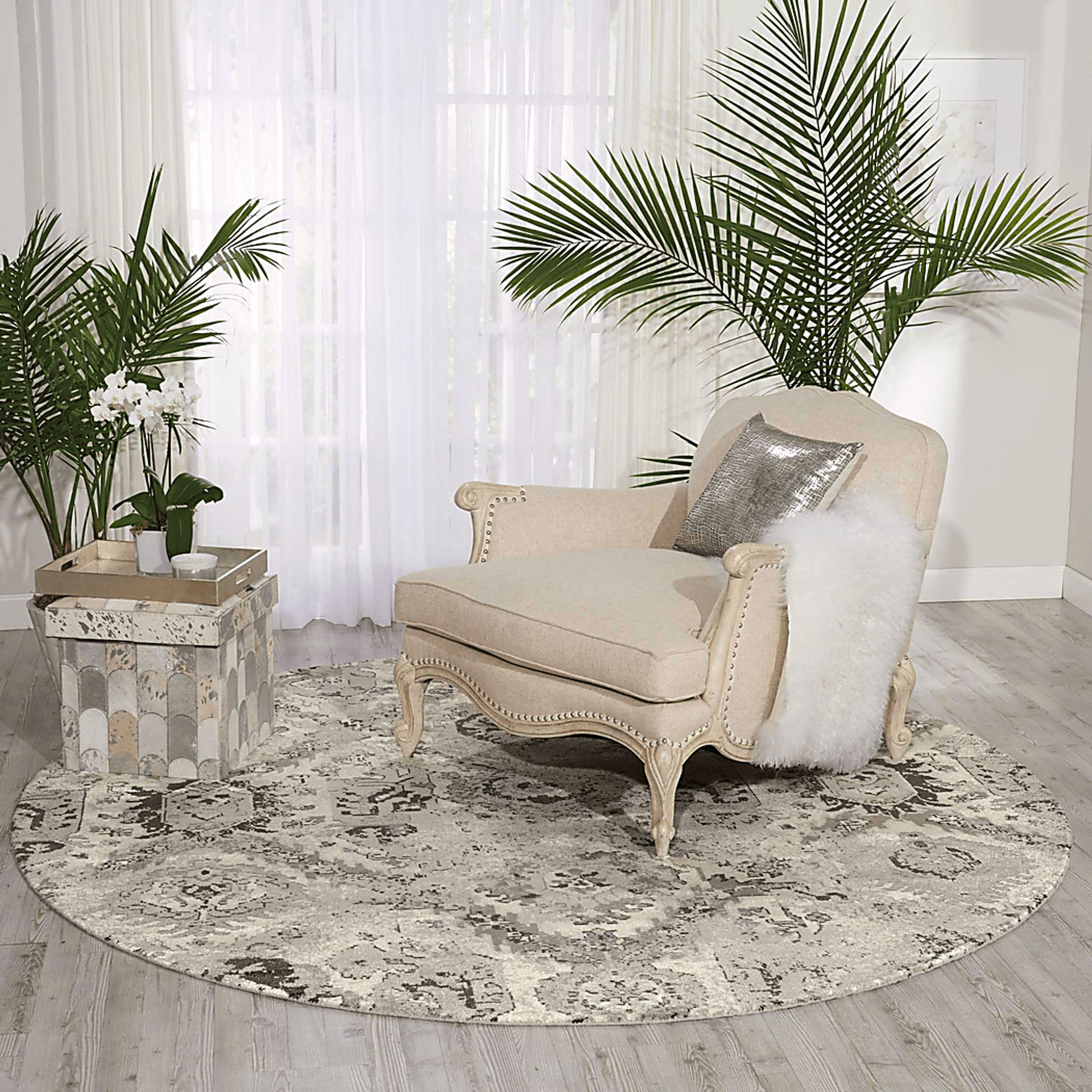 Lembu Twilight 8' Round Rug - Image 5