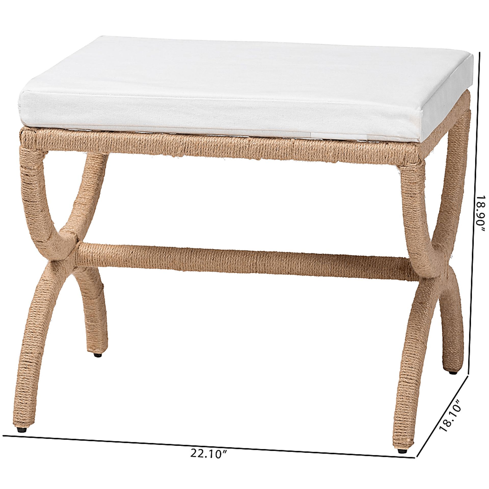 Lemhi Brown Ottoman - Image 7