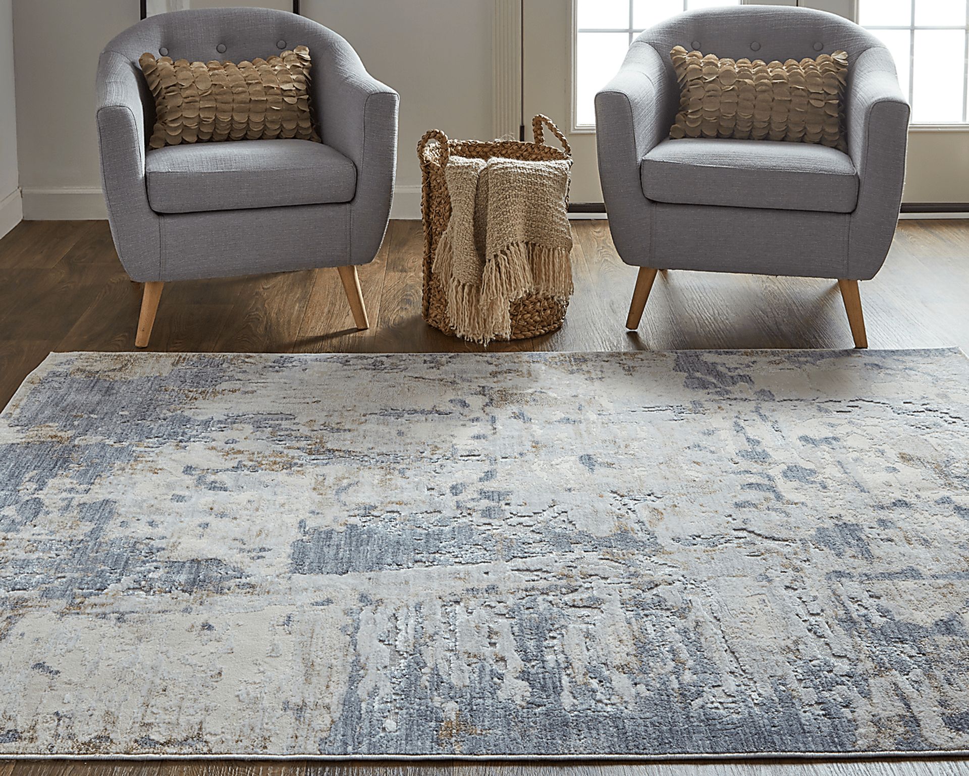 Lemnos Blue 7'10 x 9'6 Rug - Image 3