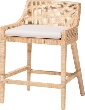Lemonbeat Natural Counter Height Stool