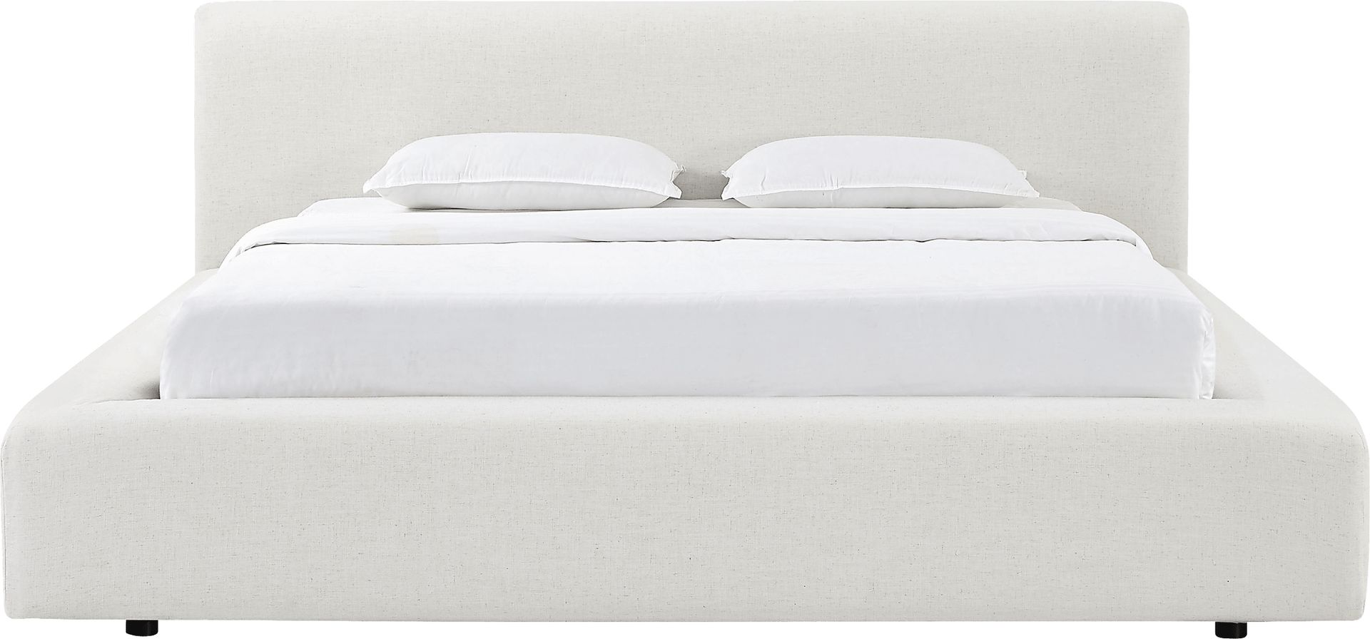 Lemonwares Cream King Storage Bed - Image 4