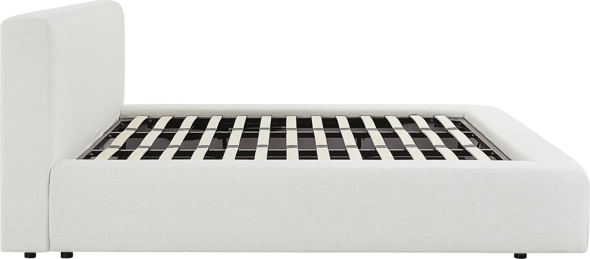Lemonwares Cream King Storage Bed - Image 5