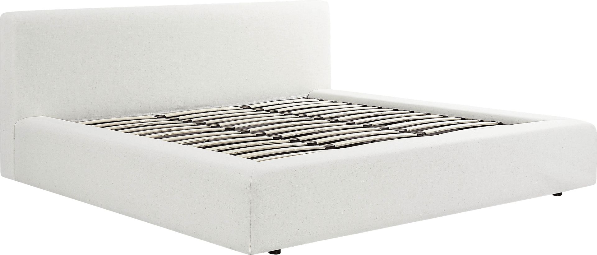 Lemonwares Cream King Storage Bed - Image 6