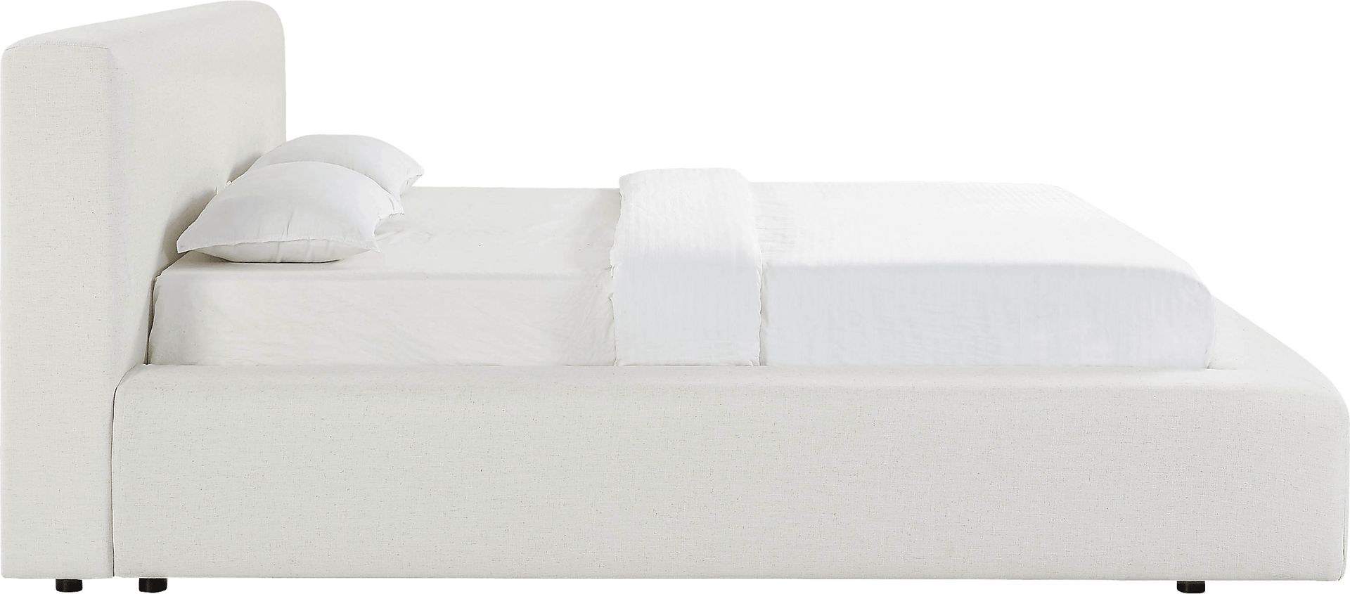 Lemonwares Cream King Storage Bed - Image 7