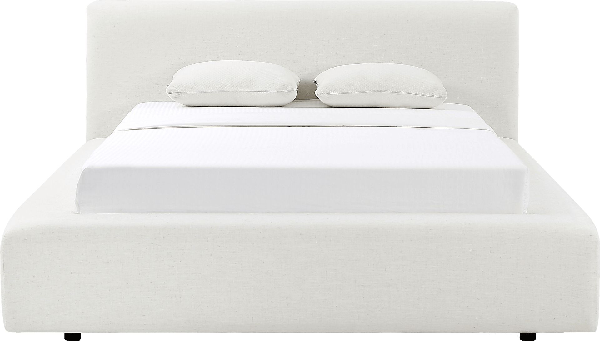 Lemonwares Cream Queen Storage Bed - Image 6