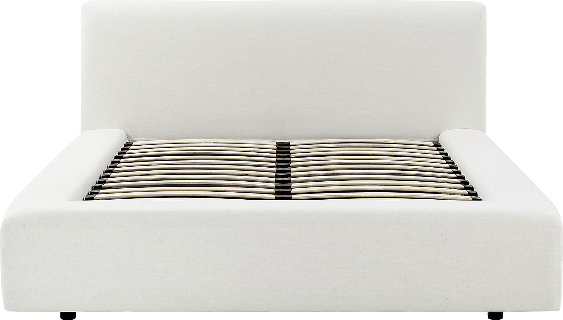 Lemonwares Cream Queen Storage Bed
