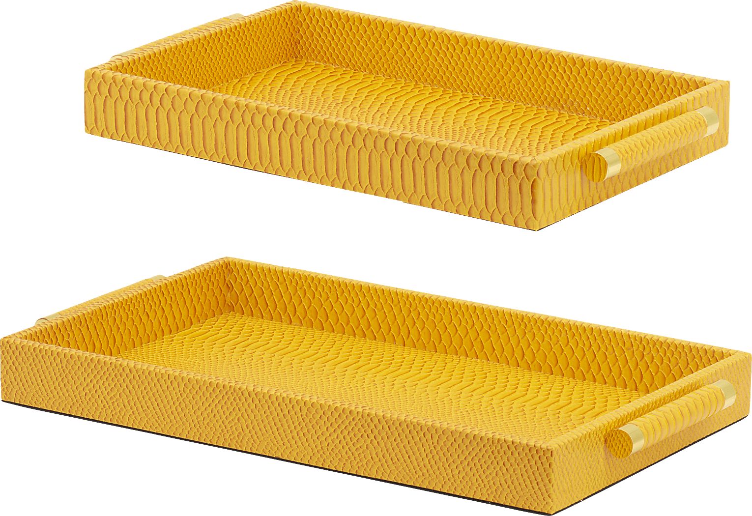Lemonwell Orange Tray, Set of 2