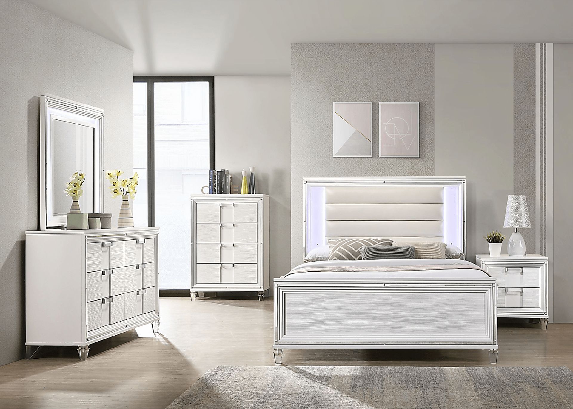 Lemotors White Nightstand - Image 2