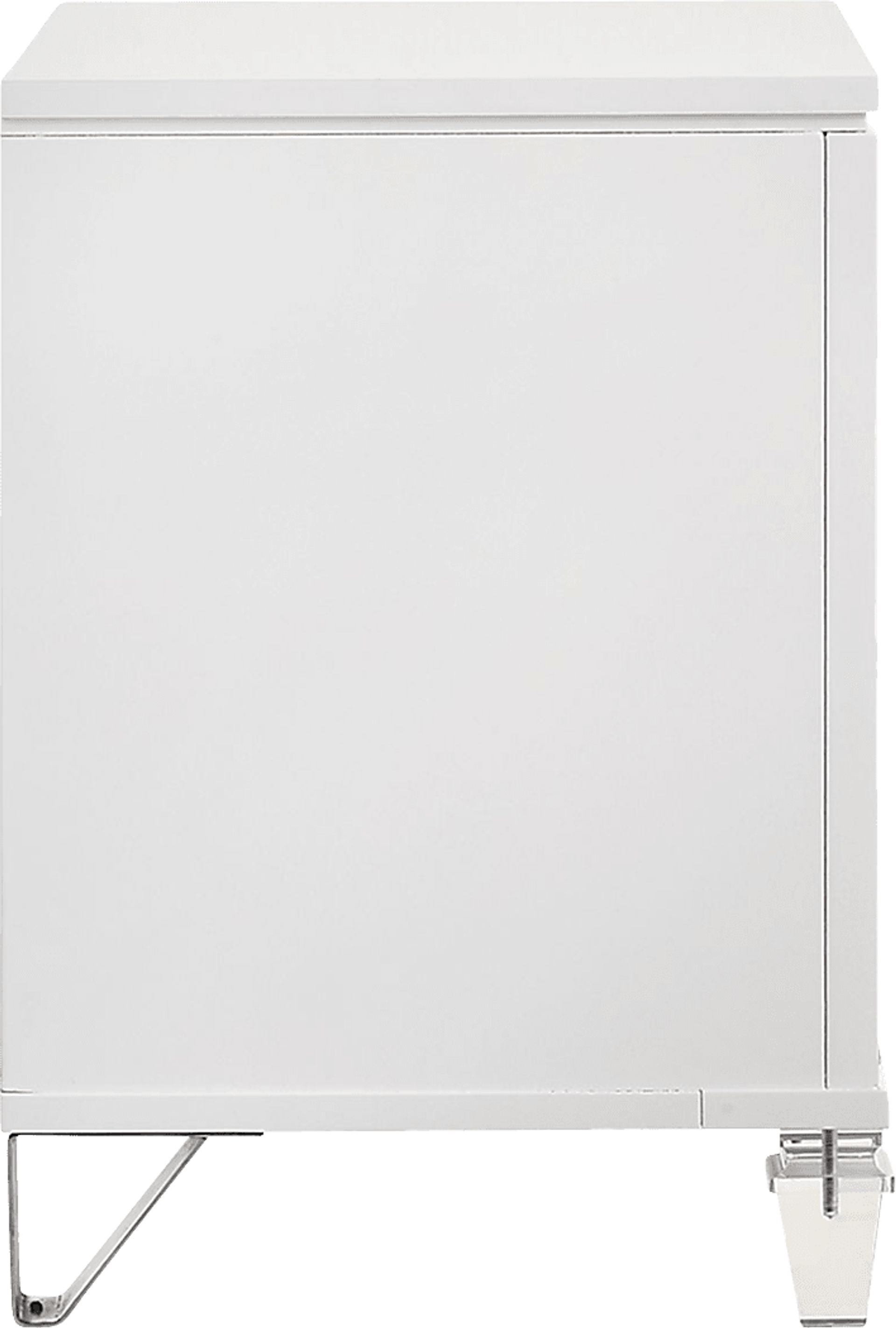 Lemotors White Nightstand - Image 8