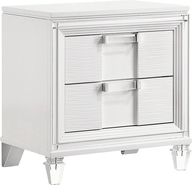 Lemotors White Nightstand - Thumbnail - Image 1