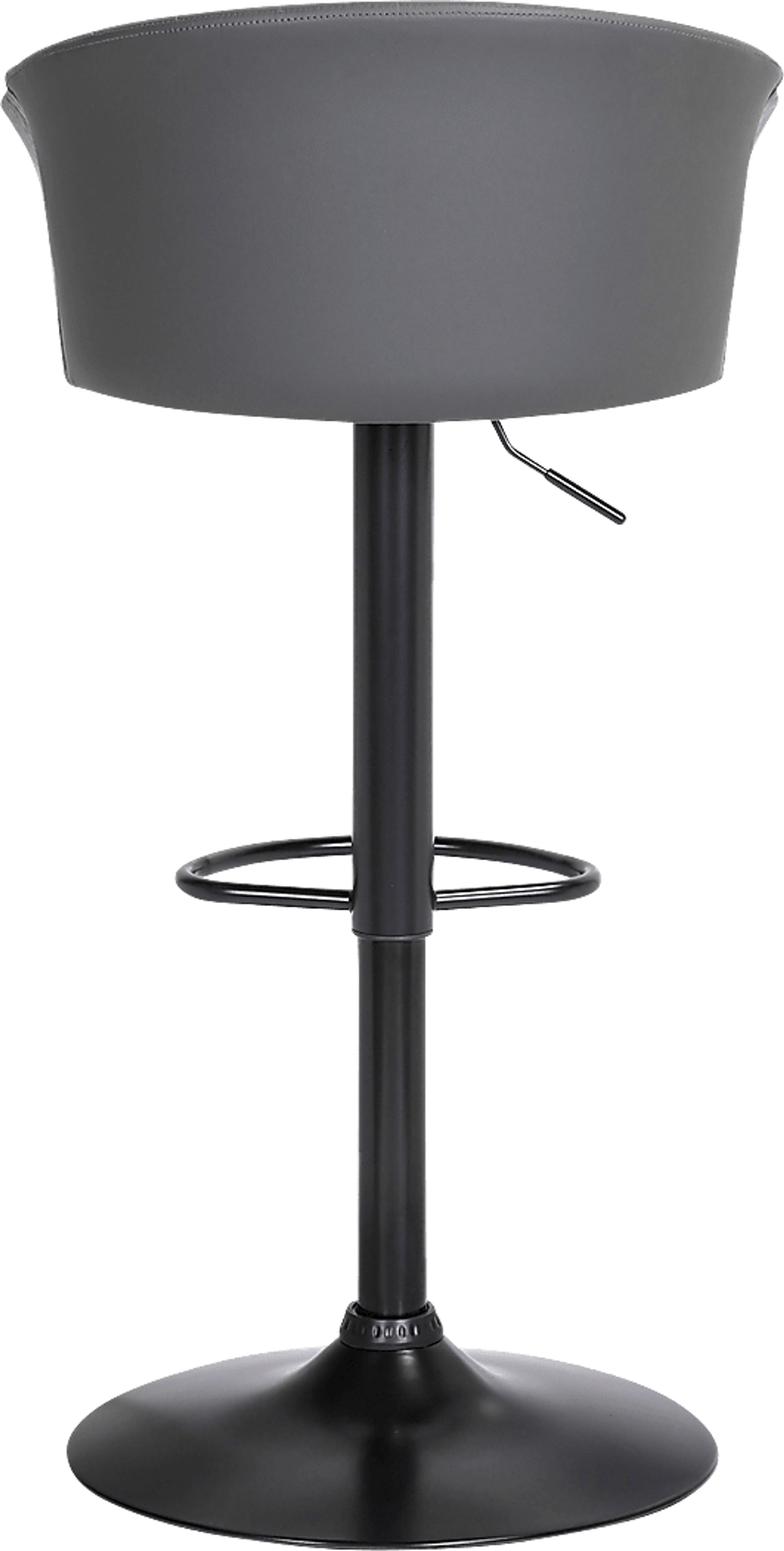 Lemsea Gray Adjustable Barstool - Image 6