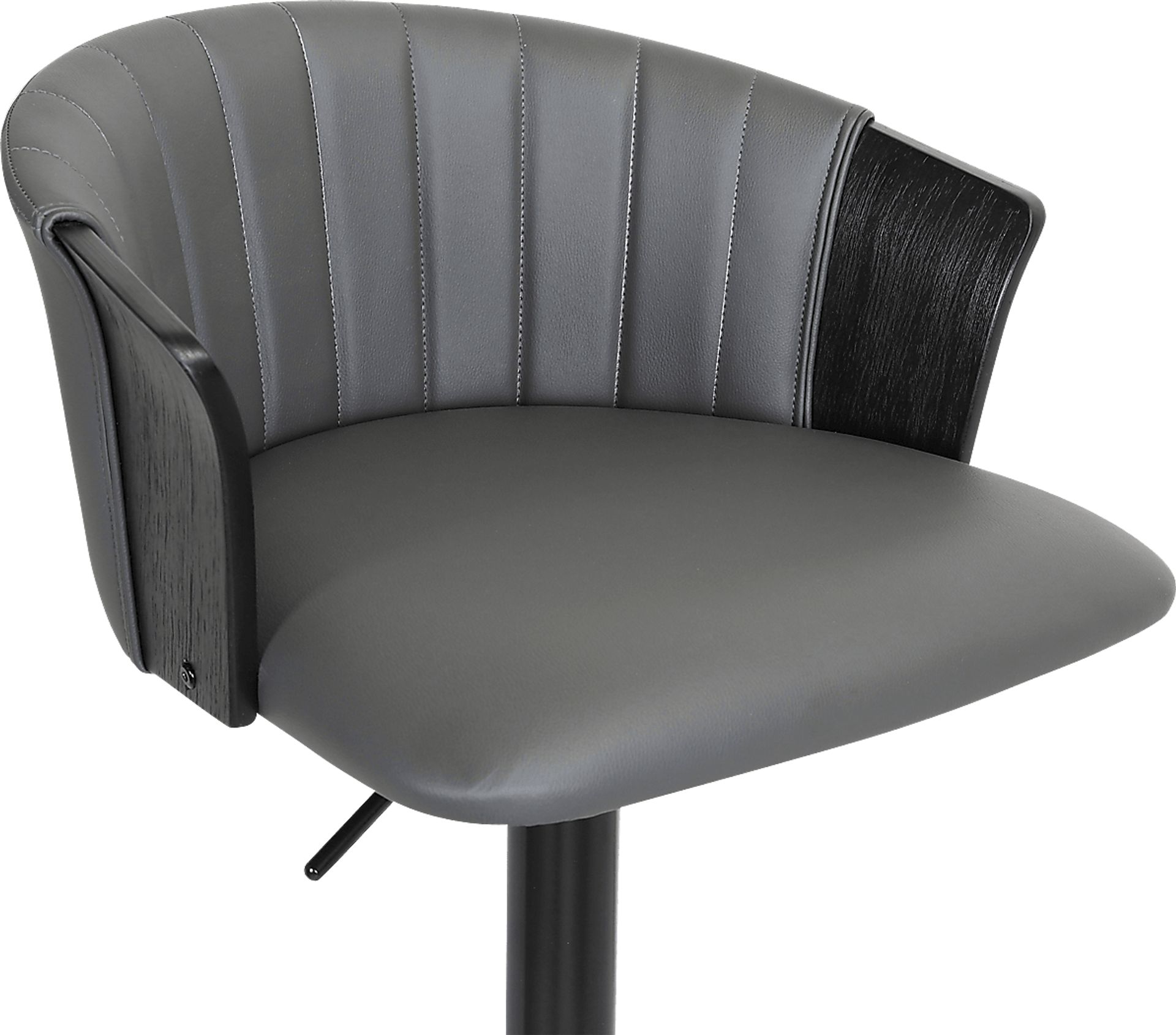 Lemsea Gray Adjustable Barstool - Image 7