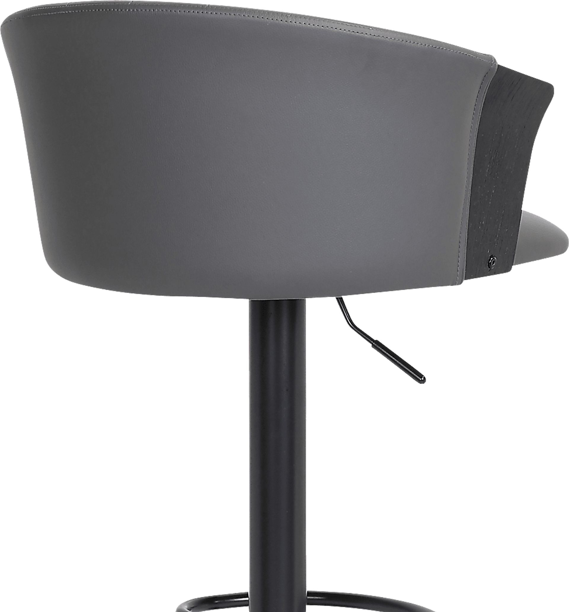 Lemsea Gray Adjustable Barstool - Image 8