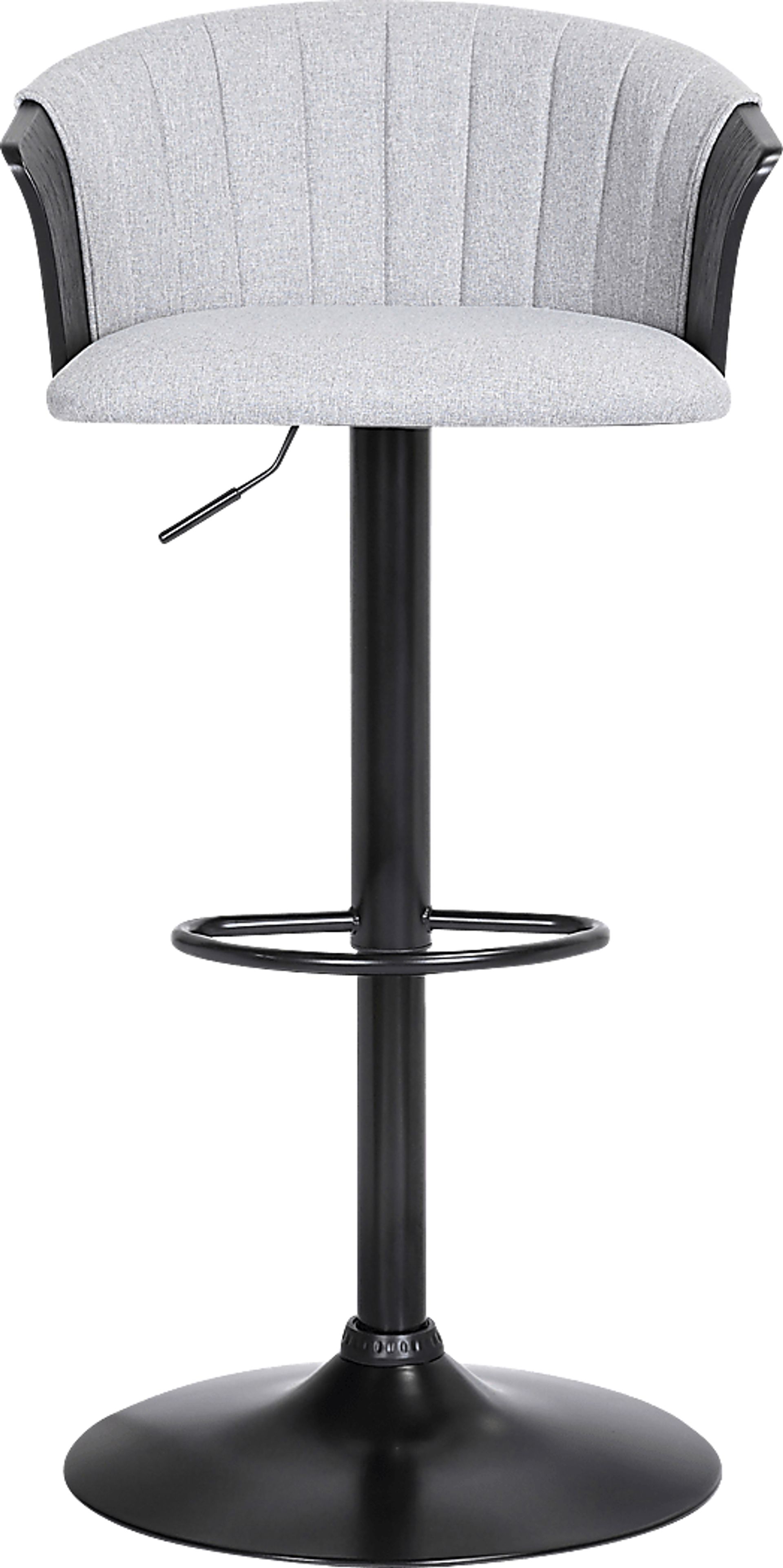Lemsea Gray Adjustable Barstool - Image 3