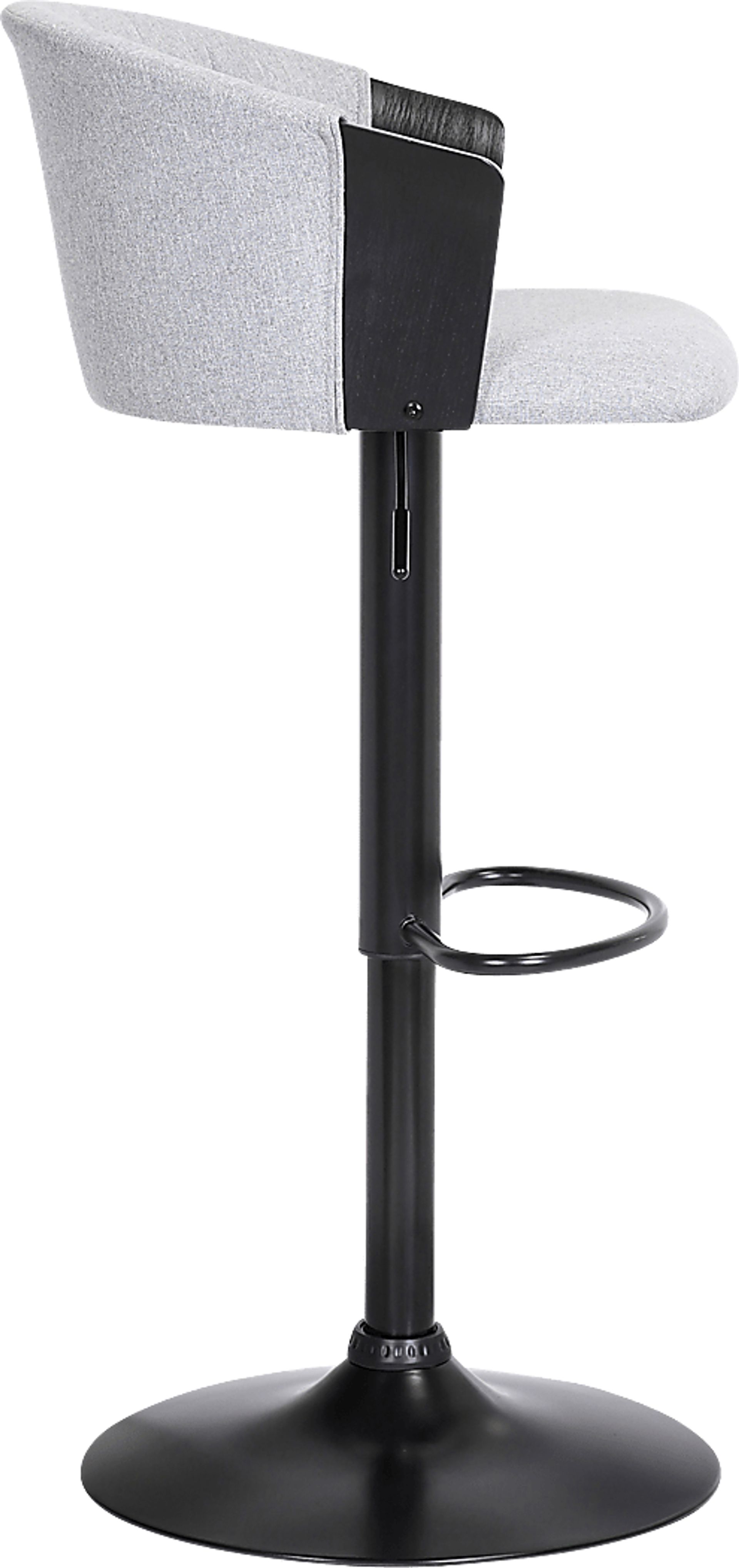 Lemsea Gray Adjustable Barstool - Image 4