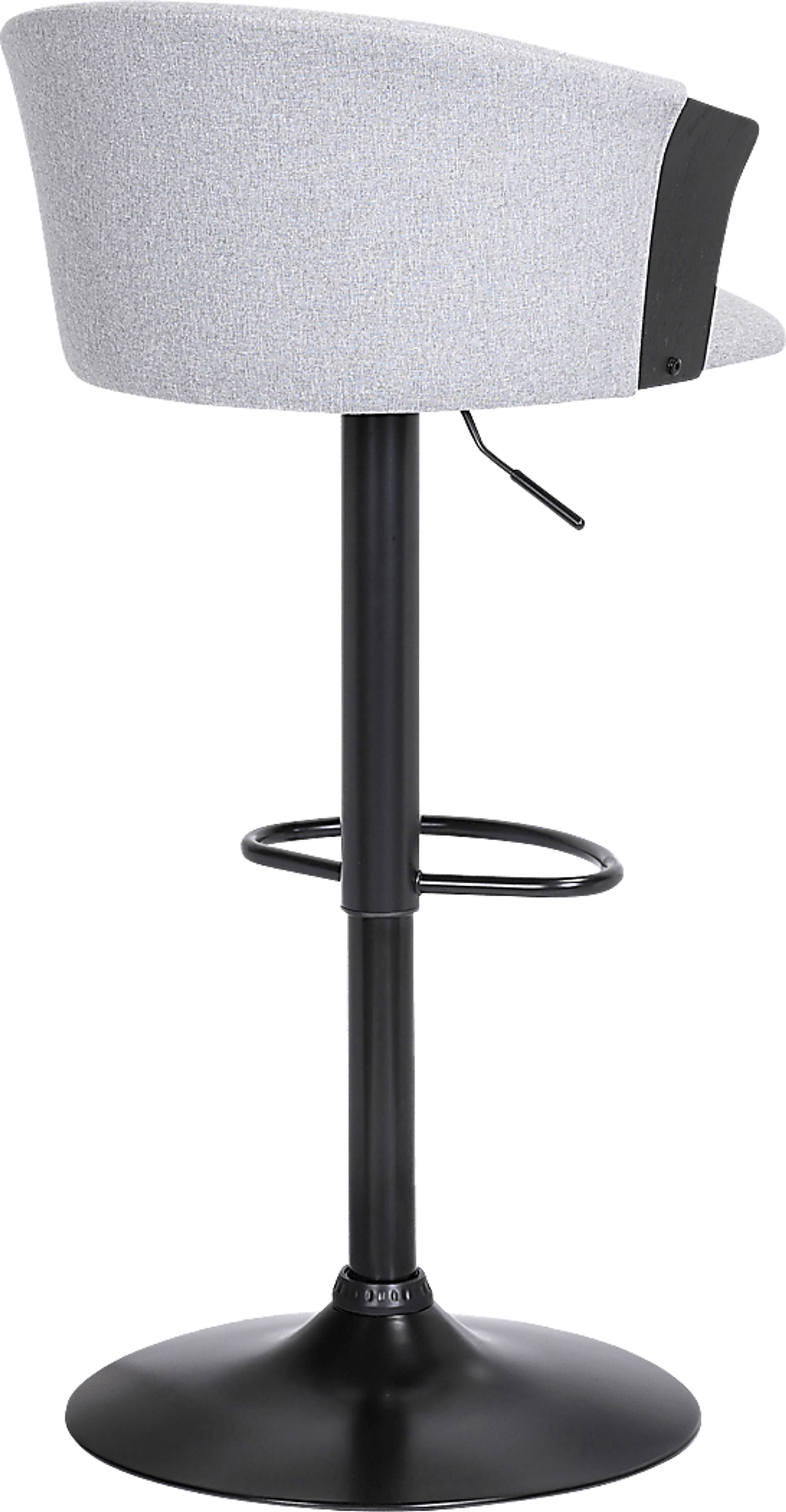 Lemsea Gray Adjustable Barstool - Image 5