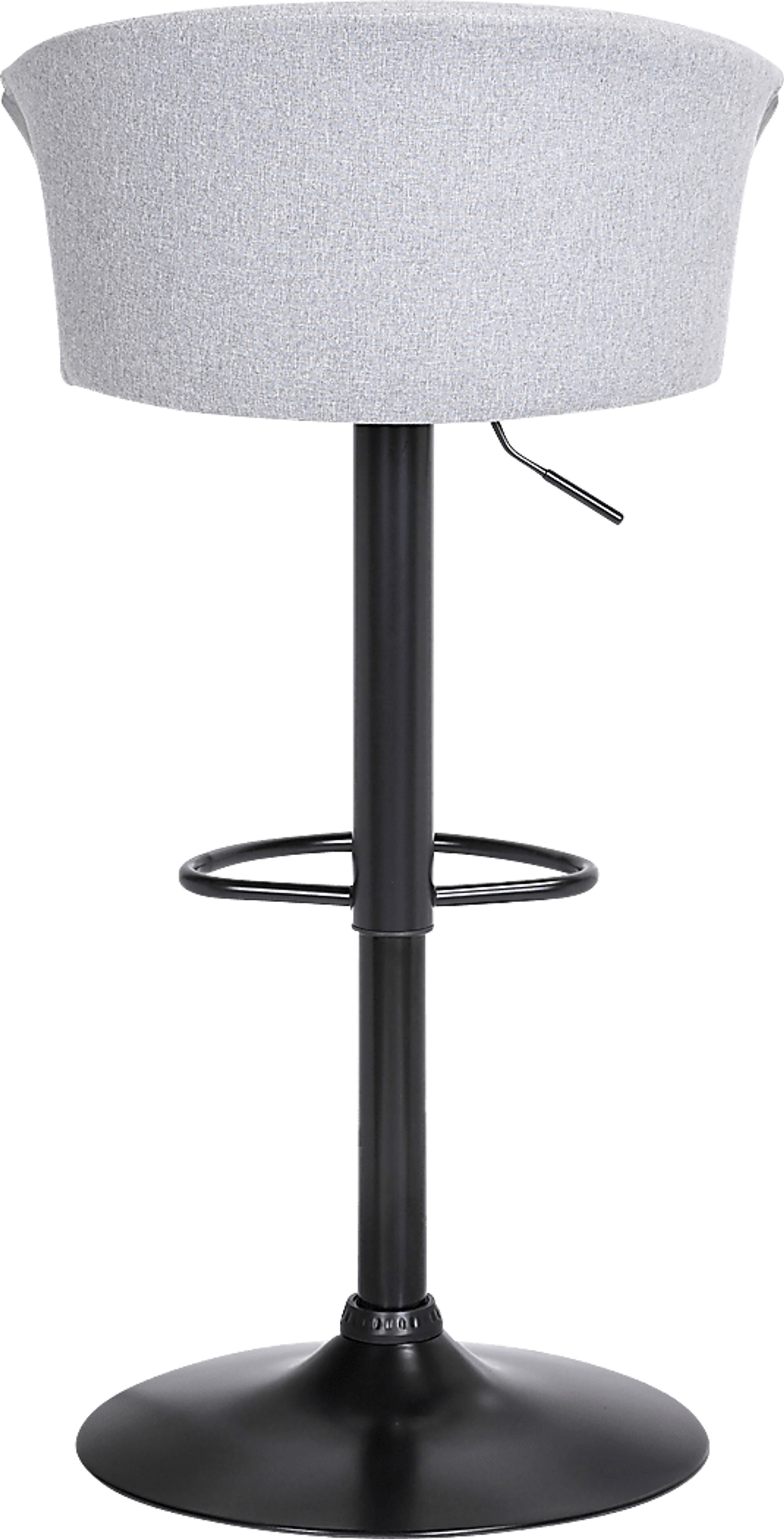 Lemsea Gray Adjustable Barstool - Image 6