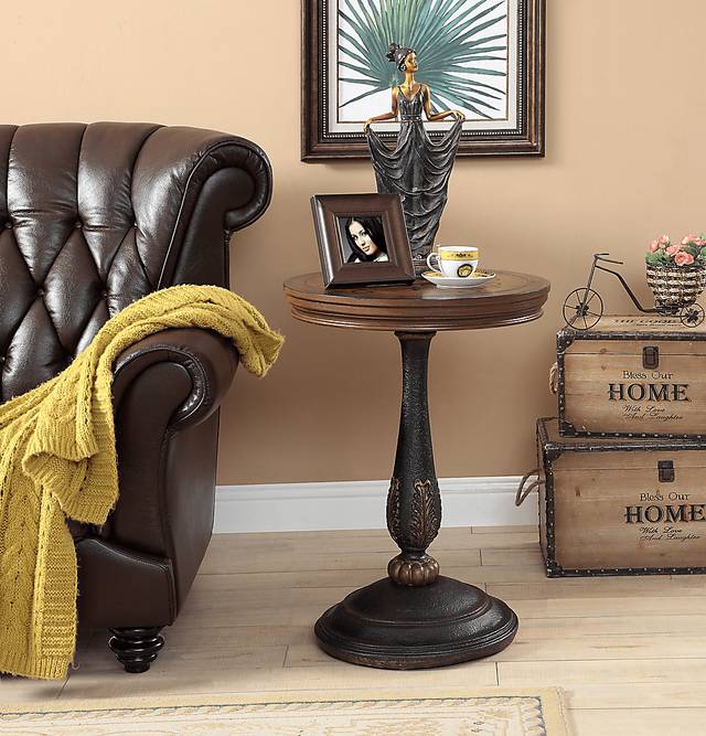 Lena Black Accent Table - Thumbnail - Image 2