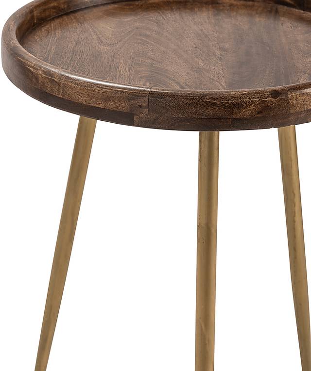 Lenafor Brown Accent Table - Thumbnail - Image 2