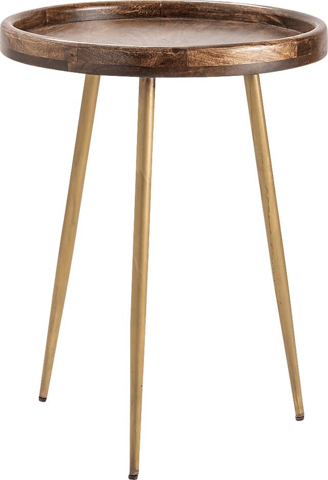Lenafor Brown Accent Table - Thumbnail - Image 1