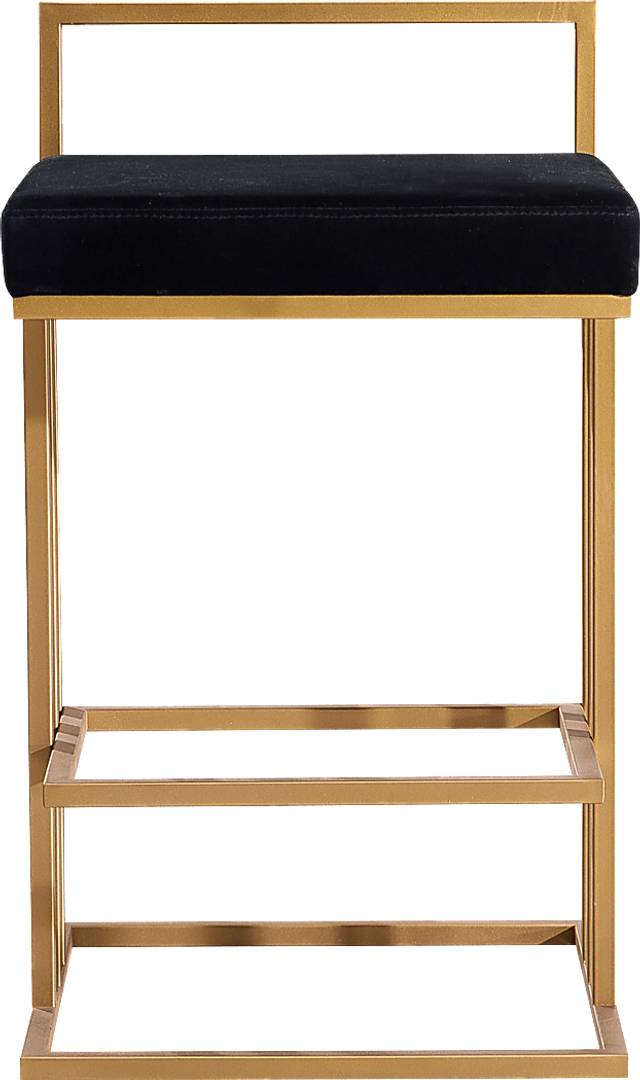 Lenajen Black Counter Height Stool - Thumbnail - Image 2