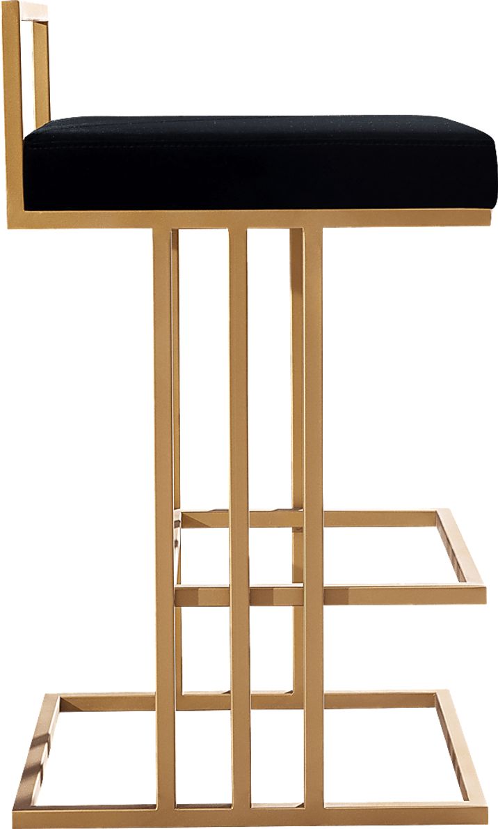 Lenajen Black Counter Height Stool