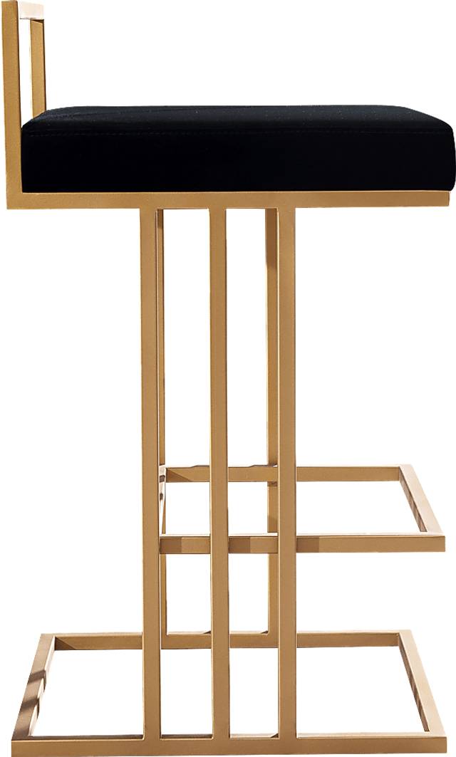 Lenajen Black Counter Height Stool - Thumbnail - Image 3