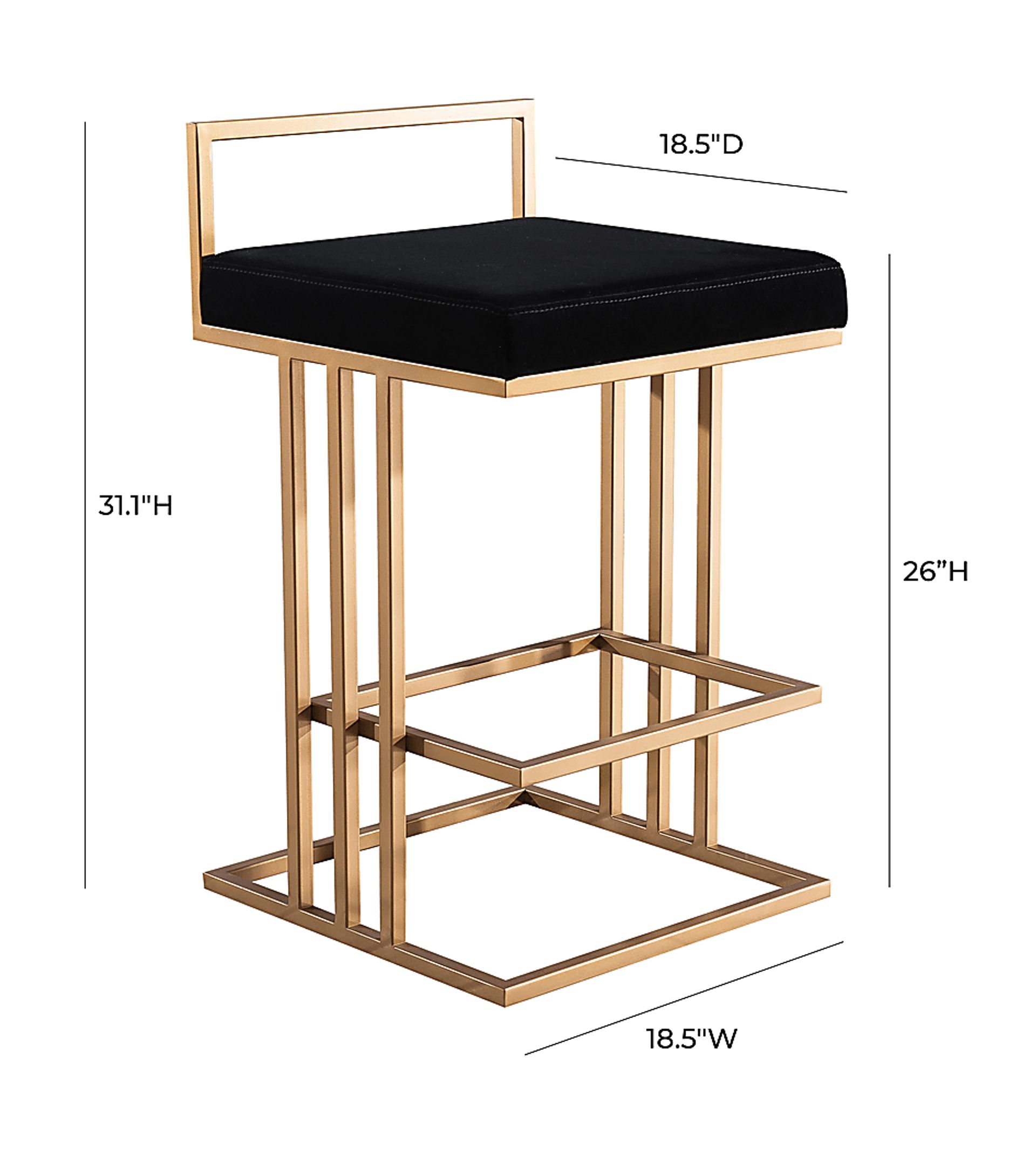 Lenajen Black Counter Height Stool - Image 10