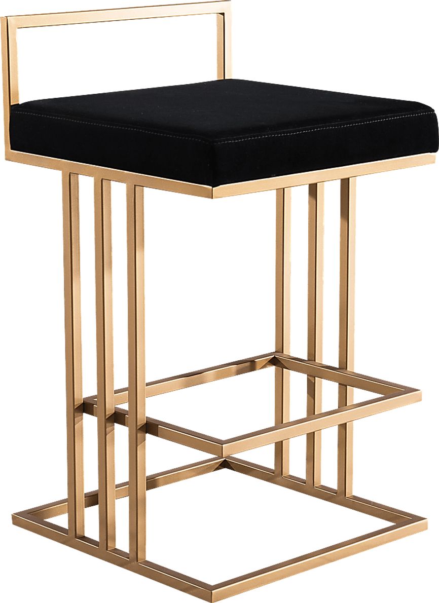 Lenajen Black Counter Height Stool