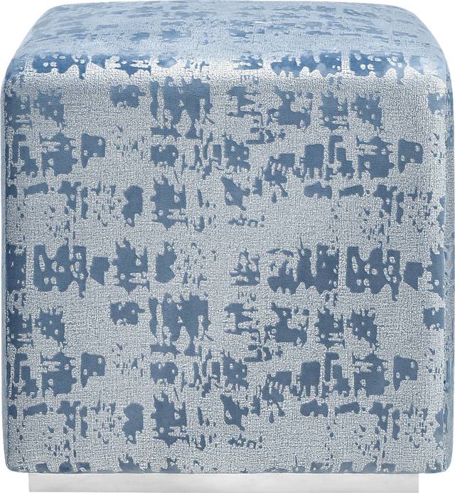 Leneri Blue Ottoman - Thumbnail - Image 2