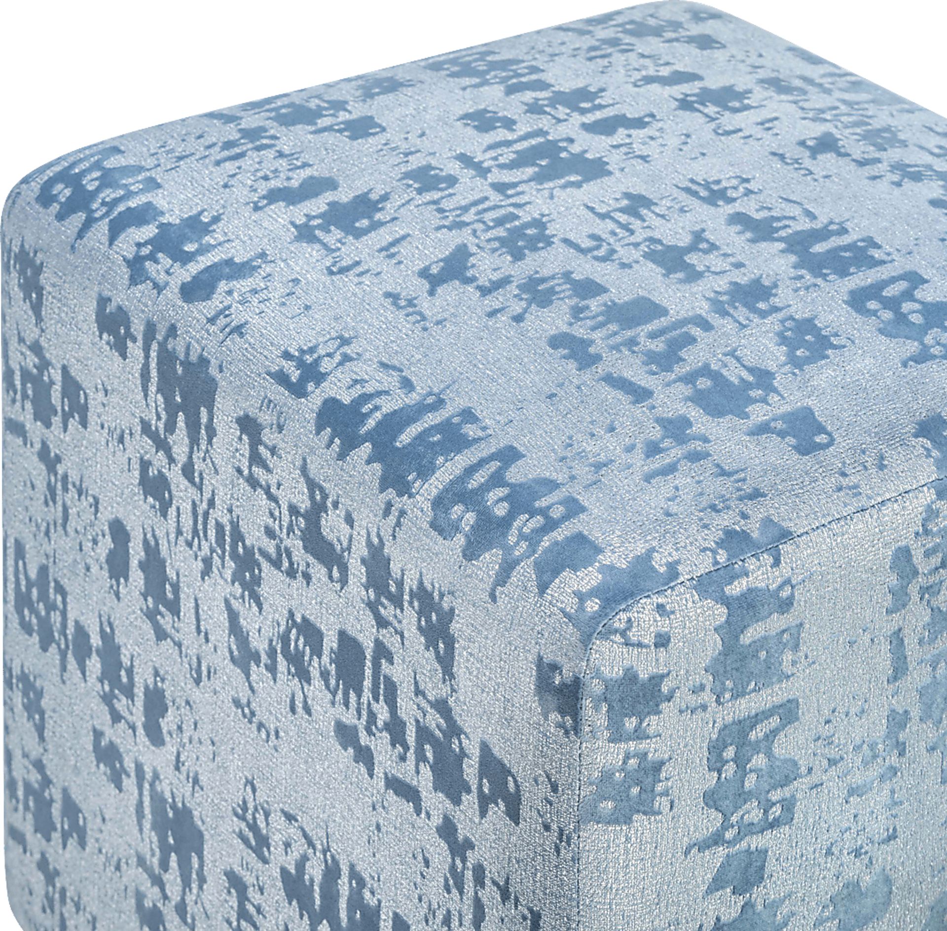Leneri Blue Ottoman - Image 3