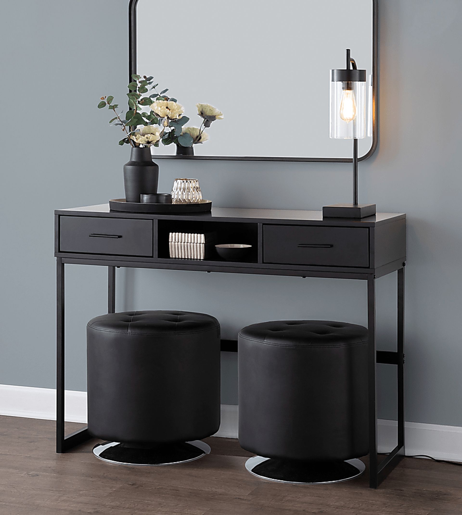 Leneva Black Sofa Table - Image 4