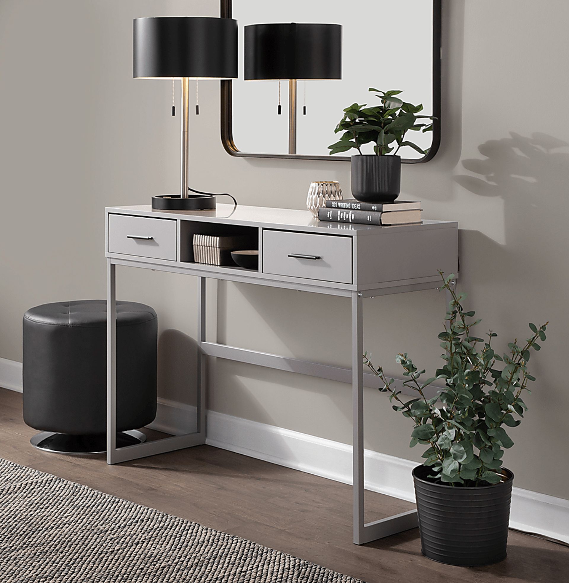Leneva Gray Sofa Table - Image 2