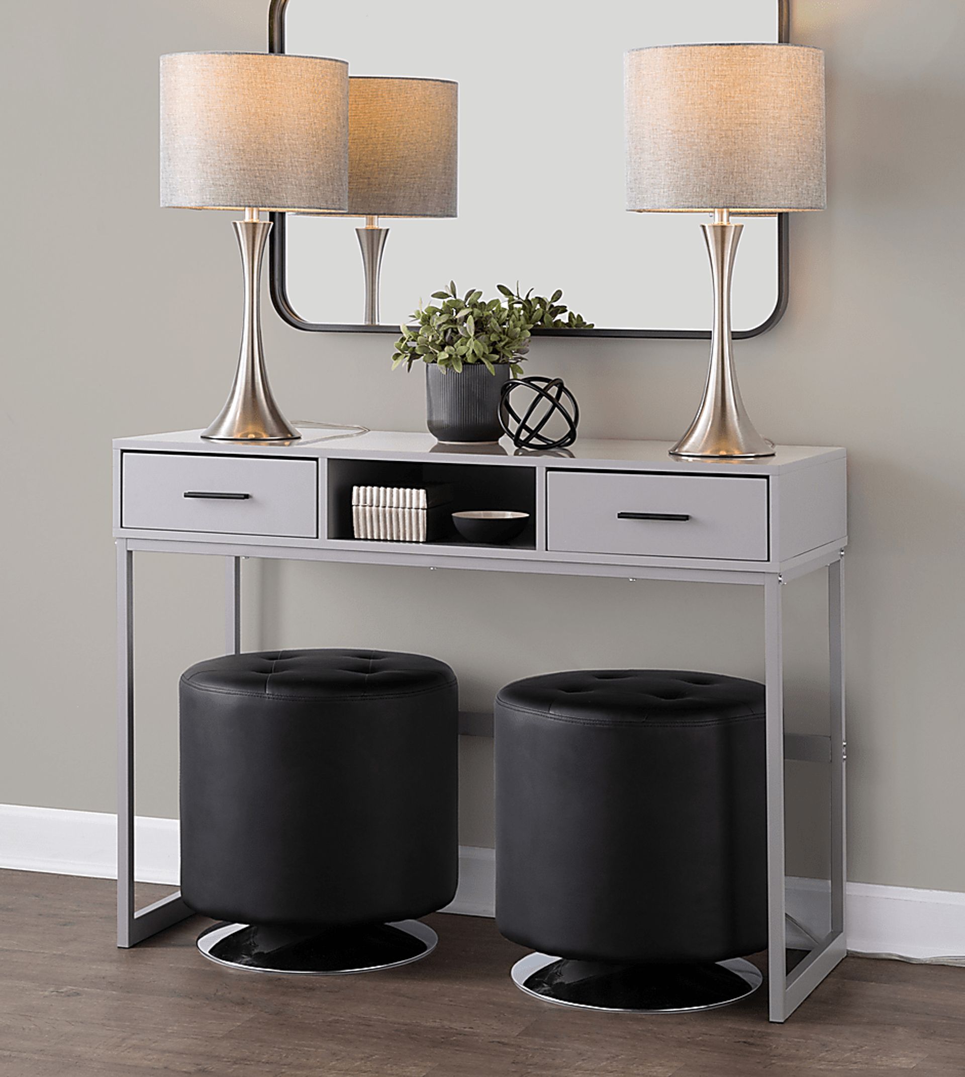 Leneva Gray Sofa Table - Image 4