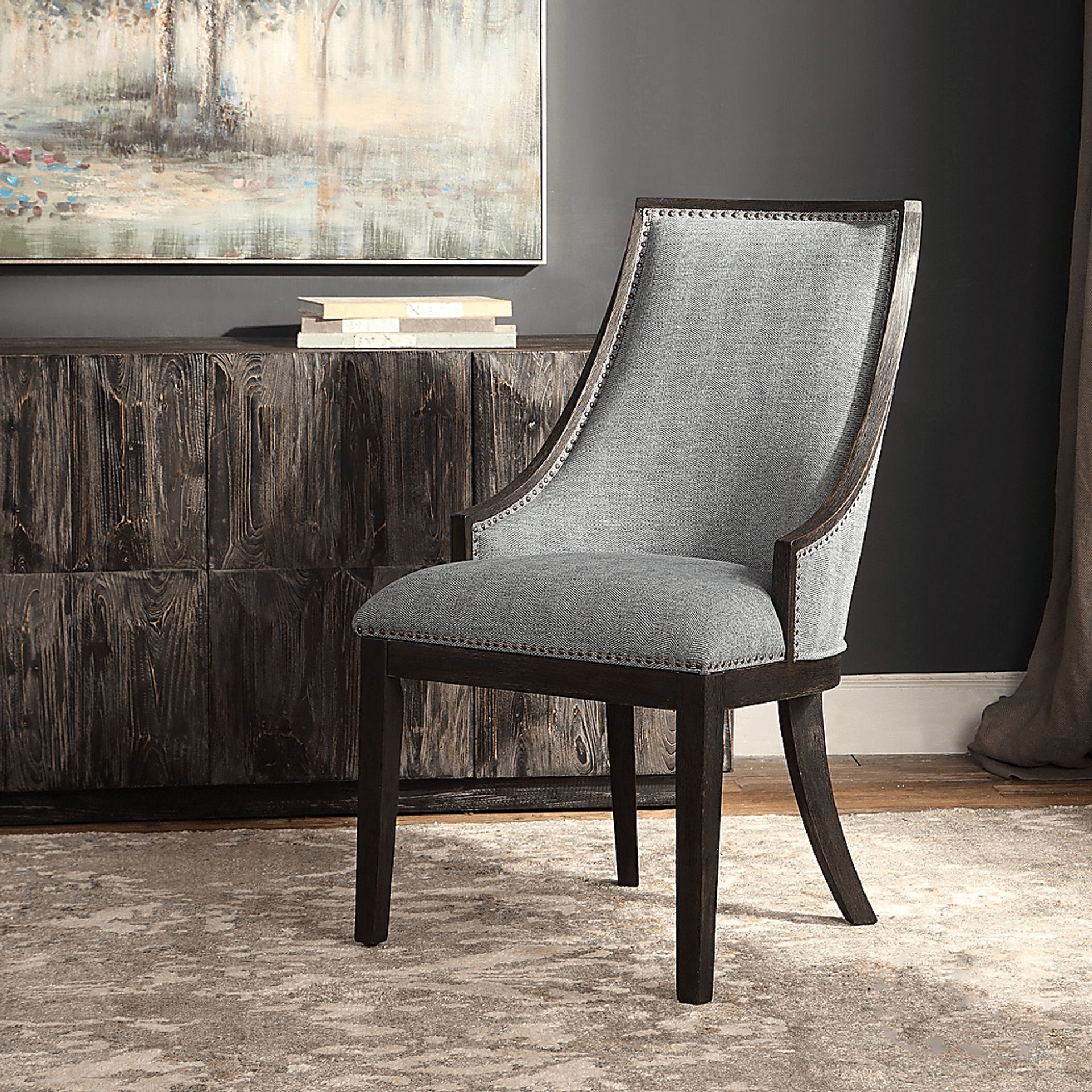 Lenevar Denim Accent Chair - Image 5