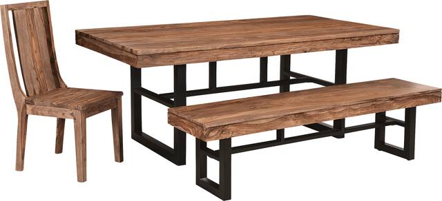 Lenlake Brown Dining Table - Thumbnail - Image 5