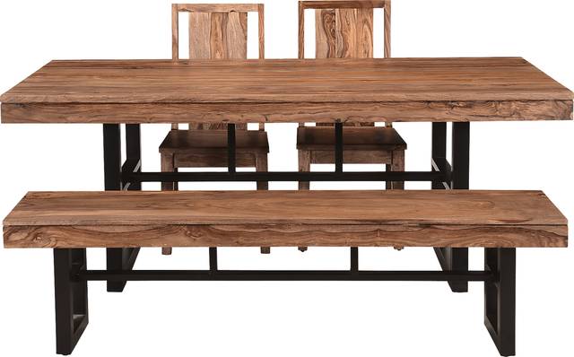 Lenlake Brown Dining Table - Thumbnail - Image 7