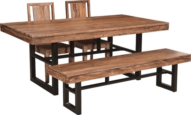 Lenlake Brown Dining Table - Thumbnail - Image 8