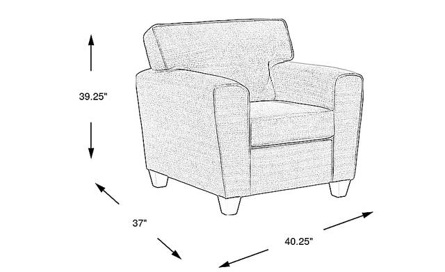 Dimension Image. Please refer to the Dimension Tab on this page for dimension details.