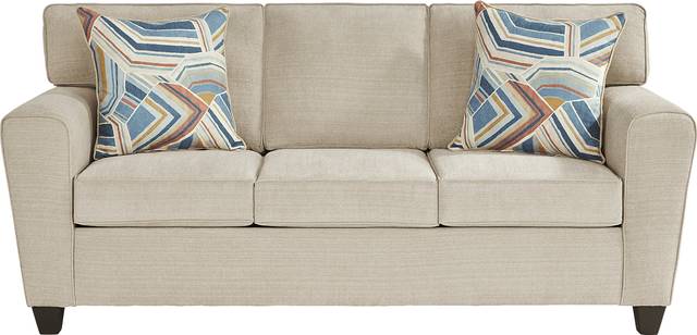 Lennon Beige Gel Foam Sleeper Sofa - Thumbnail - Image 1