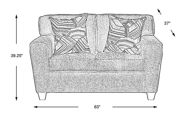 Dimension Image. Please refer to the Dimension Tab on this page for dimension details.