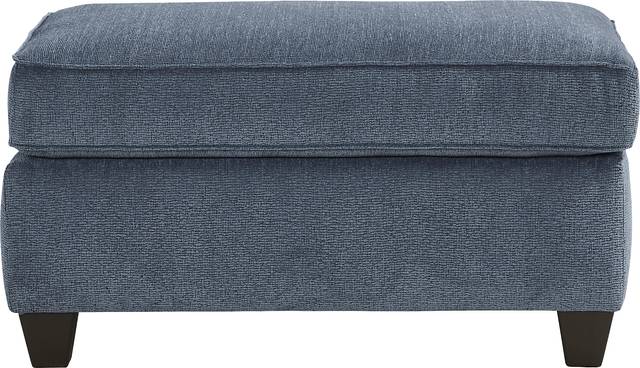 Lennon Navy Ottoman - Thumbnail - Image 2
