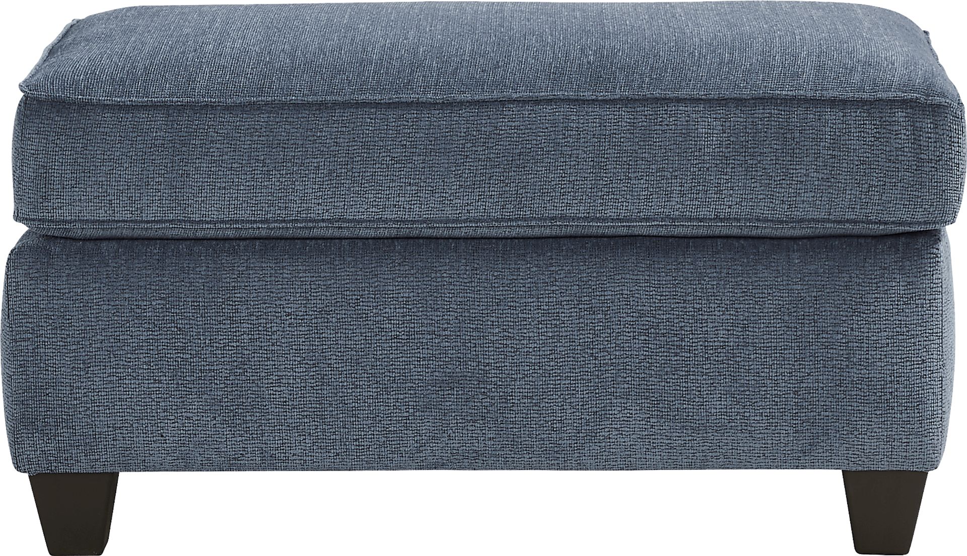Lennon Navy Ottoman - Image 2
