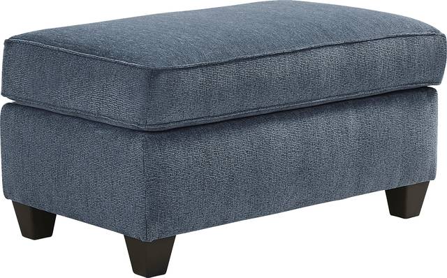 Lennon Navy Ottoman - Thumbnail - Image 1