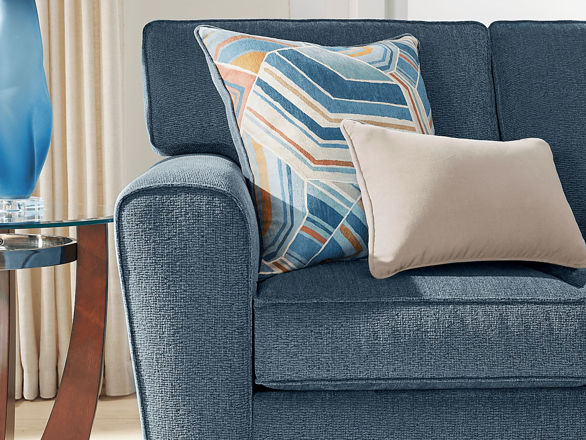 Lennon Navy Sofa - Image 3