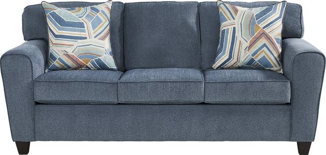 Lennon Navy 7 Pc Living Room - Thumbnail - Image 2