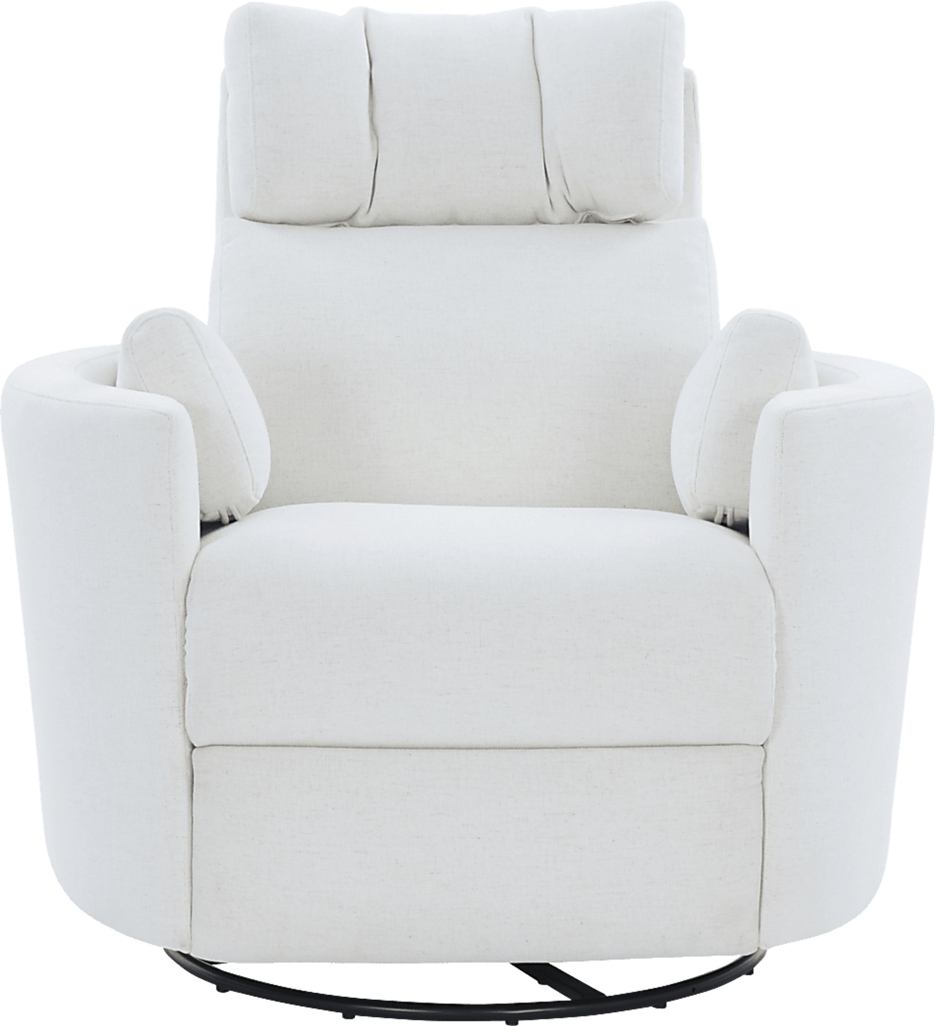 Lennox 2.0 Ivory Power Glider Recliner with Swivel - Image 2