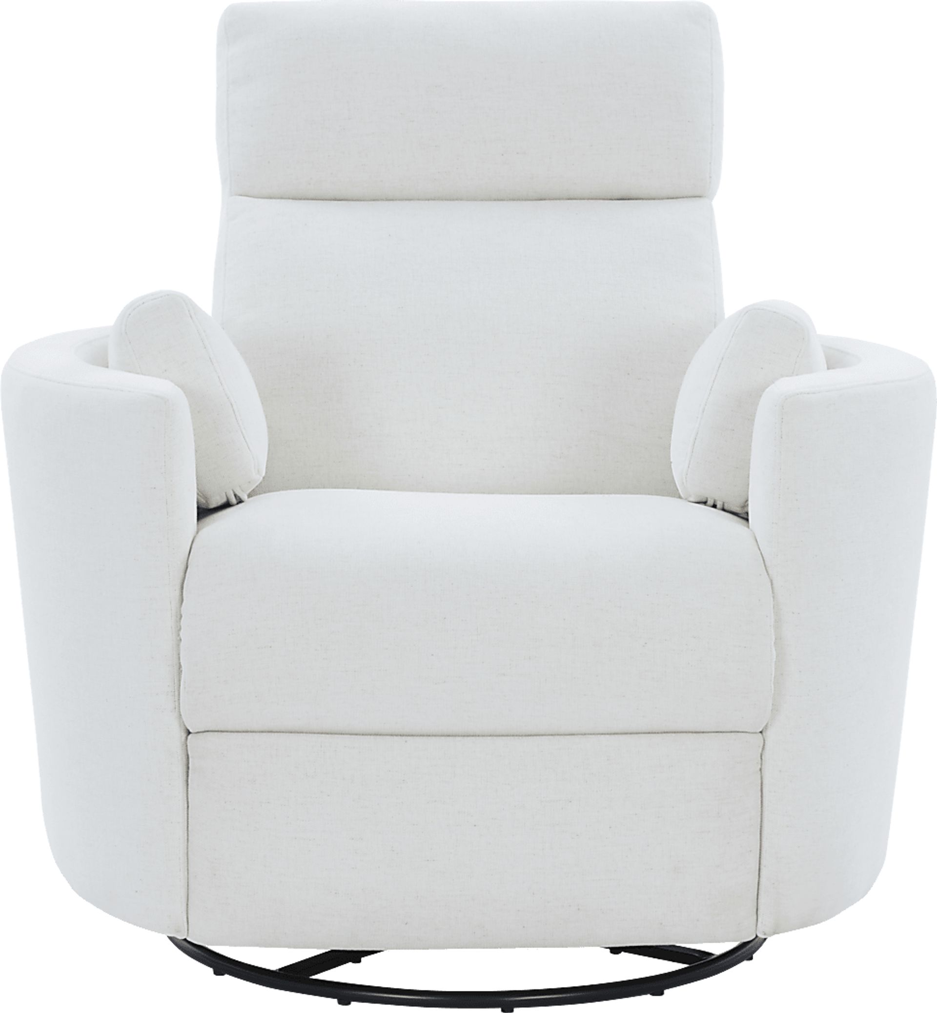 Lennox 2.0 Ivory Power Glider Recliner with Swivel - Image 3
